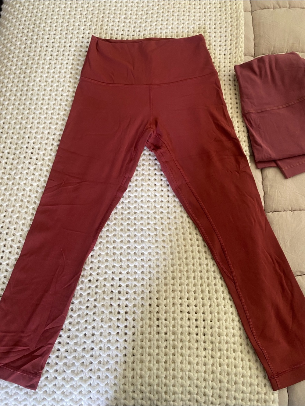 lululemon athletica High-Rise Burgundy Leggings